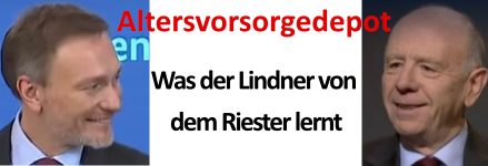 „Altersvorsorgedepot“: Was der Lindner von dem Riester lernt